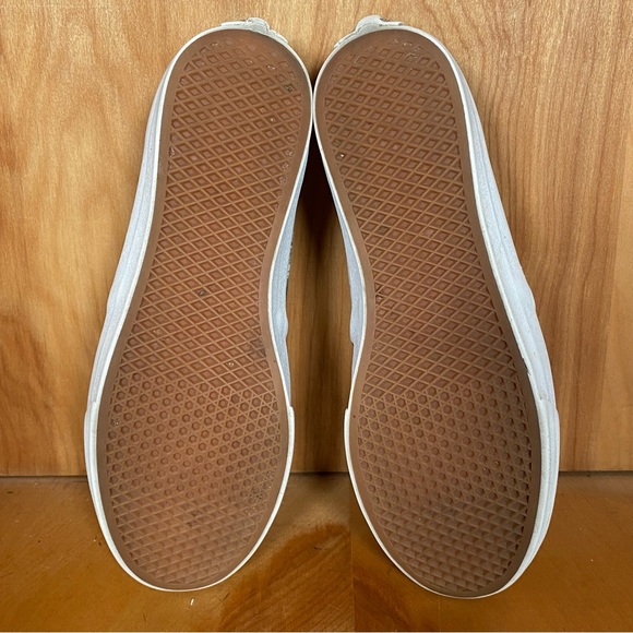 Womens 6.5 Vans Off The Wall Floral Sneakers Green White SEF1145 - Picture 7 of 8